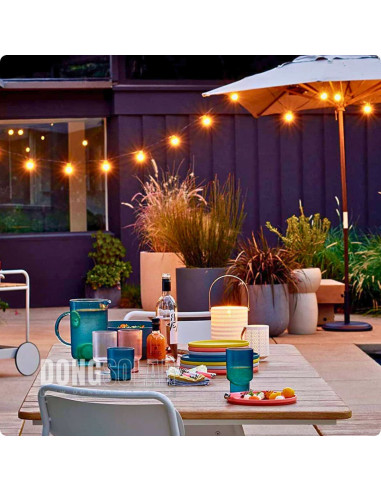 Electric String Lights 7.62m, 25 G40 1W Bulbs