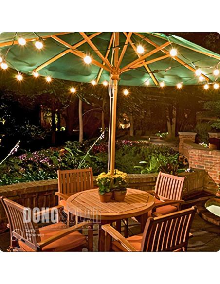Electric String Lights 7.62m, 25 G40 1W Bulbs