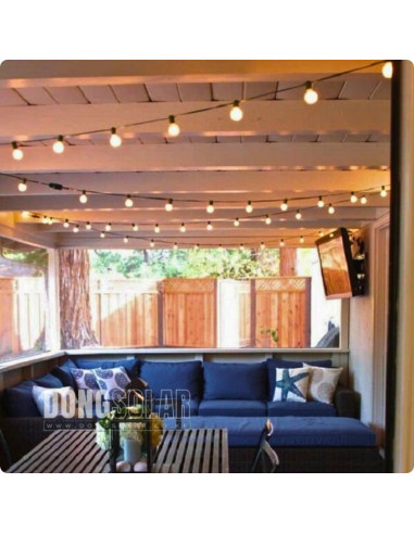 Electric String Lights 7.62m, 25 G40 1W Bulbs
