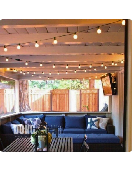 Electric String Lights 7.62m, 25 G40 1W Bulbs