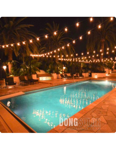 Electric String Lights 7.62m, 25 G40 1W Bulbs