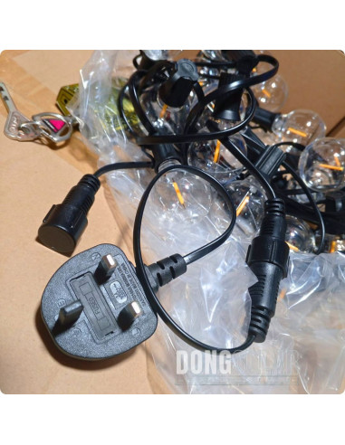 Electric String Lights 7.62m, 25 G40 1W Bulbs