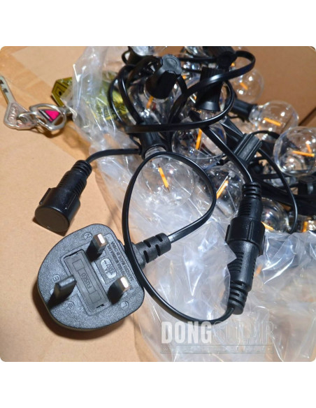 Electric String Lights 7.62m, 25 G40 1W Bulbs