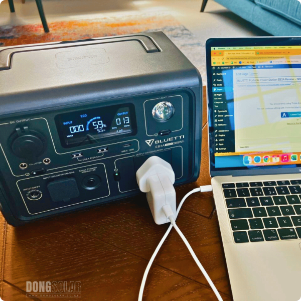 Bluetti 600W Powerstation EB3A 268Wh (Surge 1200W)