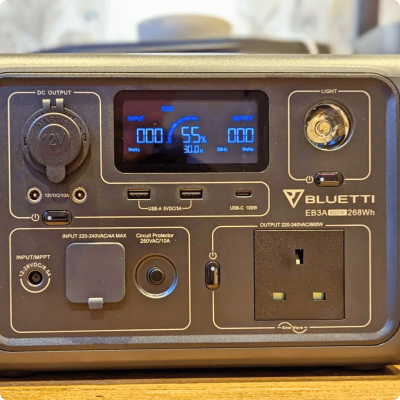 Bluetti 600W Powerstation EB3A 268Wh