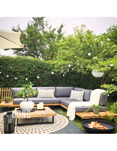 Solar String Lights 15m, 15 G45 Bulbs Warm White