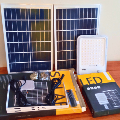 300W Solar Flood Light Warm White