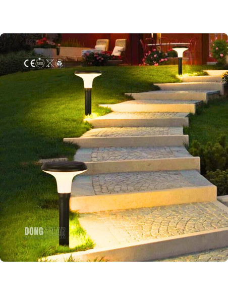 Solar Garden Bollard Light 15W CPD1102 Premium