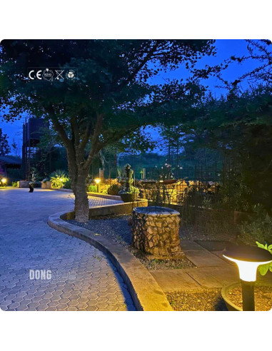 Solar Garden Bollard Light 15W CPD1102 Premium