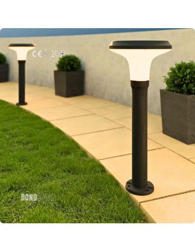 Solar Garden Bollard Light 15W CPD1102 Premium