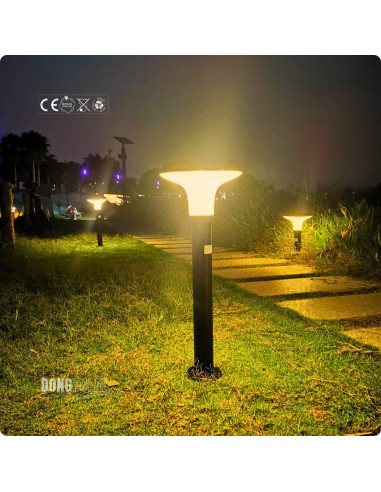 Solar Garden Bollard Light 15W CPD1102 Premium