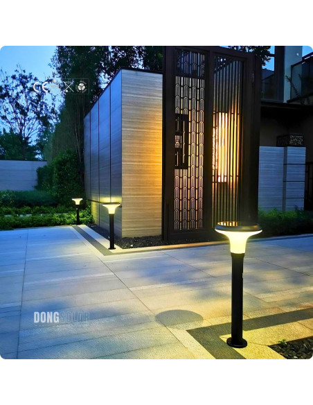 Solar Garden Bollard Light 15W CPD1102 Premium