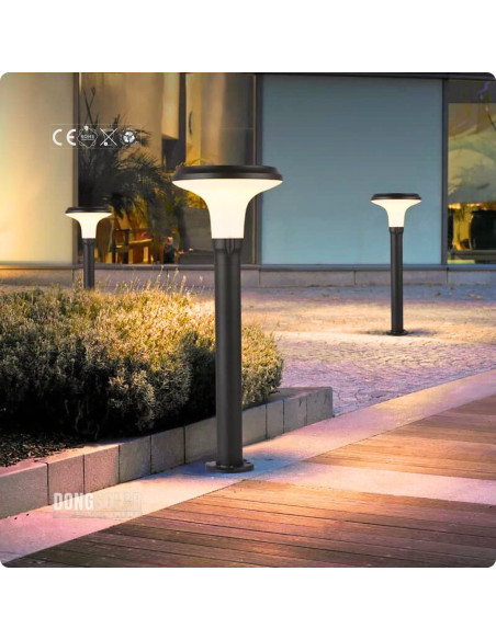 Solar Garden Bollard Light 15W CPD1102 Premium