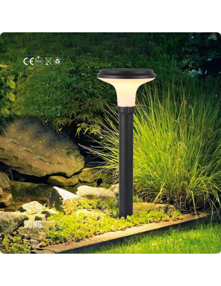 Solar Garden Bollard Light 15W CPD1102 Premium