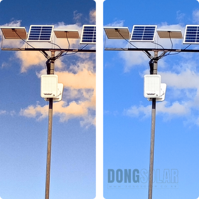 300W Solar Flood Light Warm White