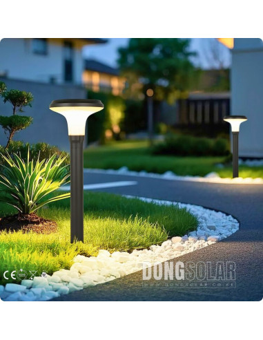 Solar Garden Bollard Light 15W CPD1102 Premium