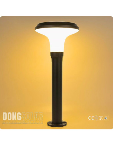 Solar Garden Bollard Light 15W CPD1102 Premium