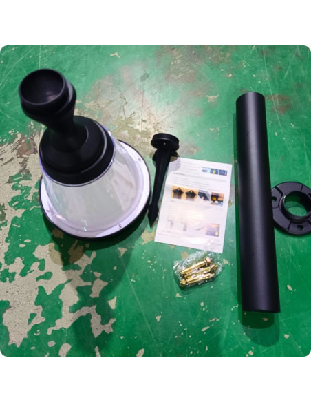 Solar Garden Bollard Light 15W CPD1105 Premium