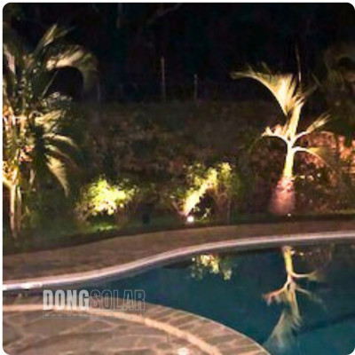 Solar Spot Light 4 Spot Lights Warm White