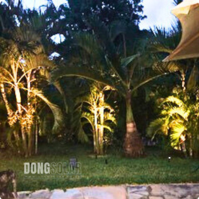 Solar Spot Light 4 Spot Lights Warm White