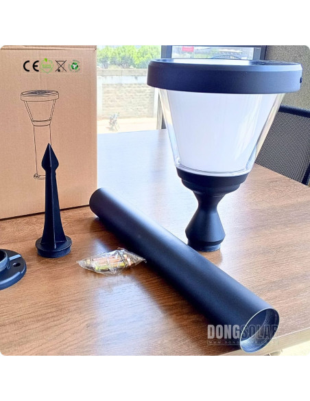Solar Garden Bollard Light 15W CPD1105 Premium