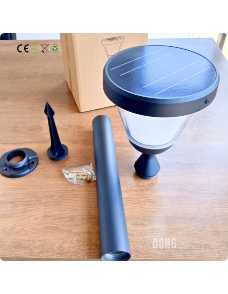Solar Garden Bollard Light 15W CPD1105 Premium