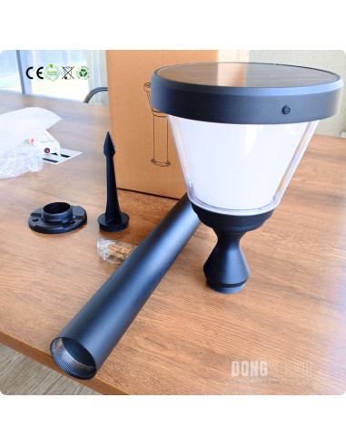 Solar Garden Bollard Light 15W CPD1105 Premium