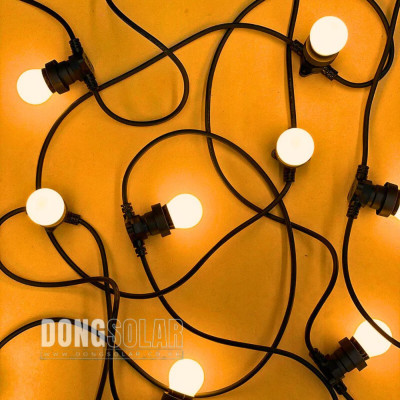 G45 Electric String Lights 15m 15Bulb Milky Warm White