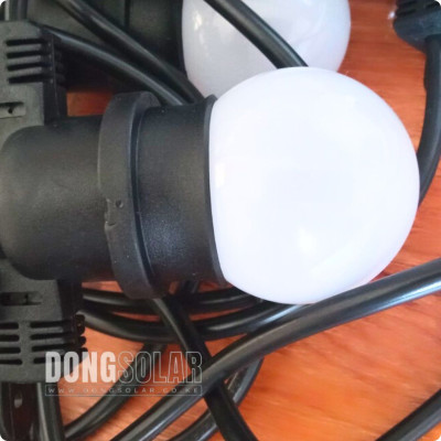 G45 Electric String Lights 15m 15Bulb Milky Warm White