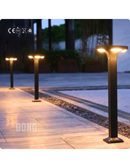 Solar Garden Bollard Light 20W CPD2804 Premium