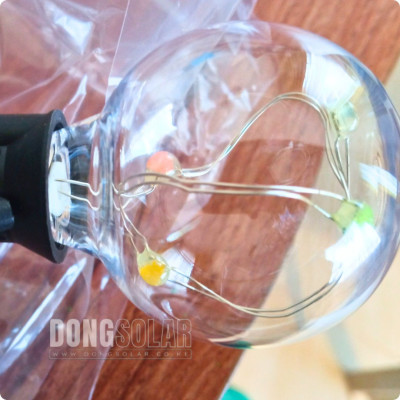 Solar G40 Copper Wire RGB String Lights 7.62m 25Bulb