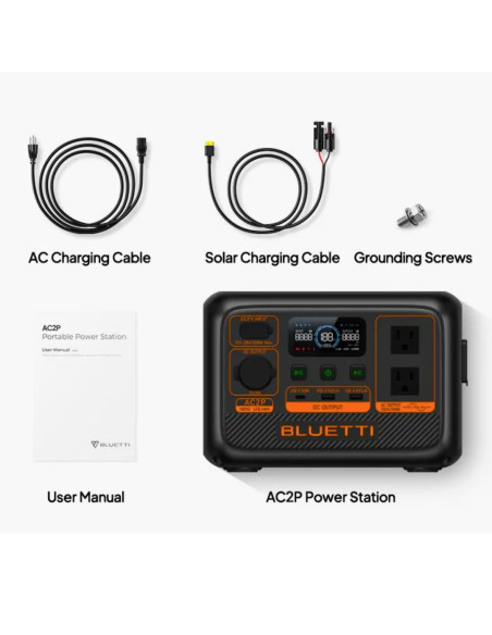 BLUETTI AC2P Portable Power Station | 300W 230Wh