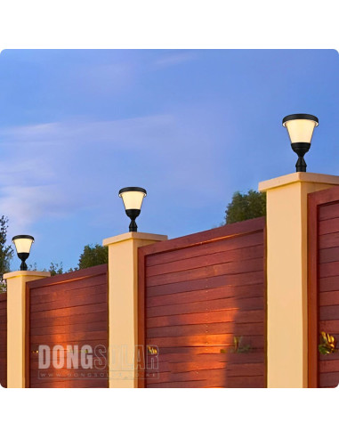 Solar Gate Pillar Light 15W ZTD2106 Premium