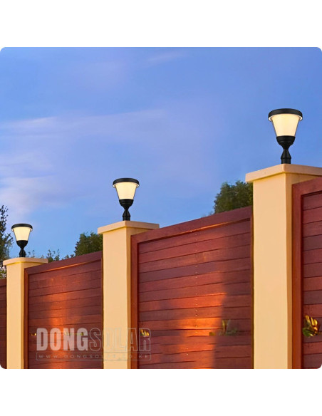 Solar Gate Pillar Light 15W ZTD2106 Premium