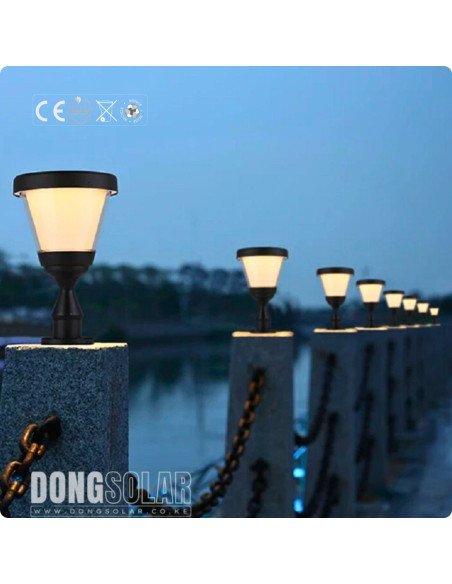 Solar Gate Pillar Light 15W ZTD2106 Premium