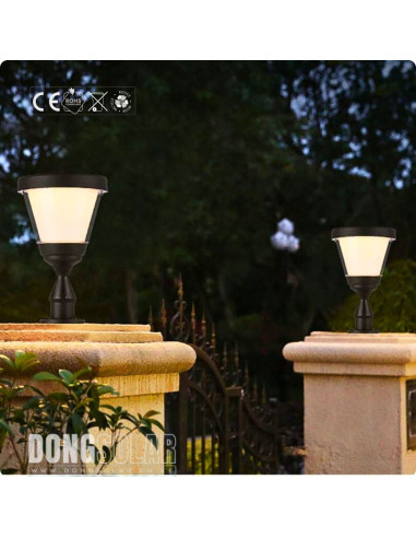 Solar Gate Pillar Light 15W ZTD2106 Premium