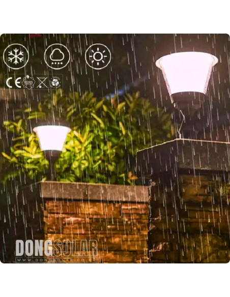 Solar Gate Pillar Light 15W ZTD2106 Premium