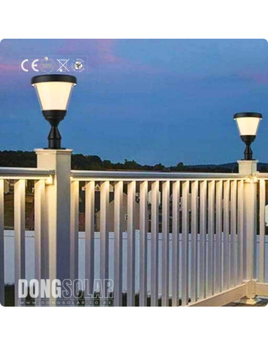 Solar Gate Pillar Light 15W ZTD2106 Premium