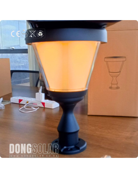 Solar Gate Pillar Light 15W ZTD2106 Premium