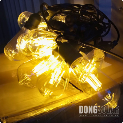 ST64 15m Electric String Light 15m 15Bulb Warm White 2200K