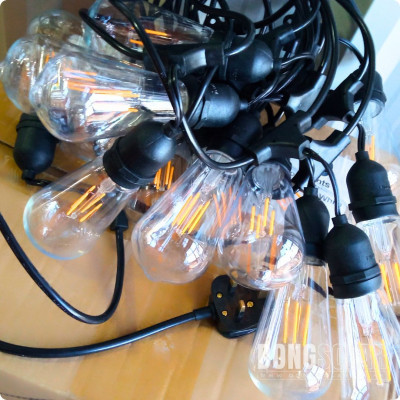 ST64 15m Electric String Light 15m 15Bulb Warm White 2200K