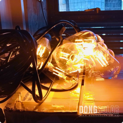 ST64 15m Electric String Light 15m 15Bulb Warm White 2200K