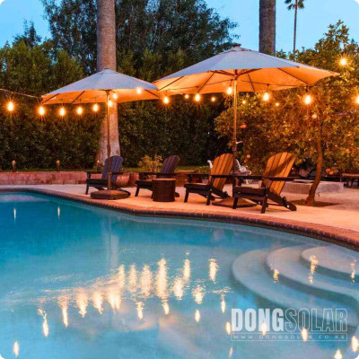 ST64 15m Electric String Light 15m 15Bulb Warm White 2200K