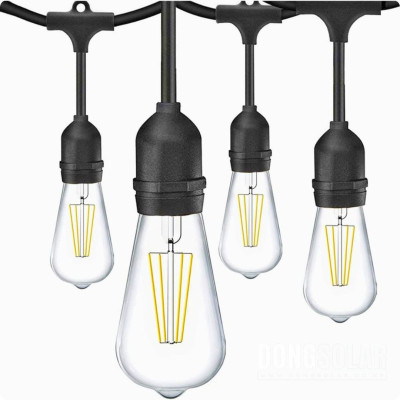 ST64 15m Electric String Light 15m 15Bulb Warm White 2200K