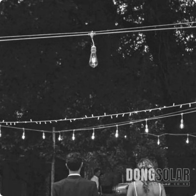 ST64 15m Electric String Light 15m 15Bulb Warm White 2200K