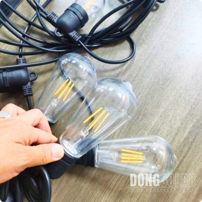 ST64 15m Electric String Light 15m 15Bulb Warm White 2200K