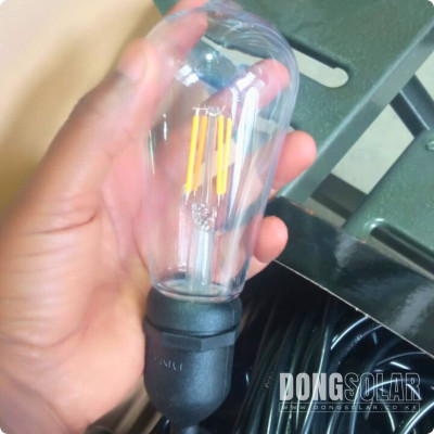 ST64 15m Electric String Light 15m 15Bulb Warm White 2200K