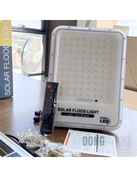 Solar FLOOD Light 300W Premium Daylight White