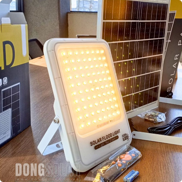 200W Solar Flood Light Warm White