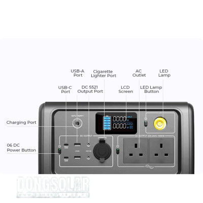 Bluetti 1000W Powerstation EB70 716Wh (Surge 1400W)